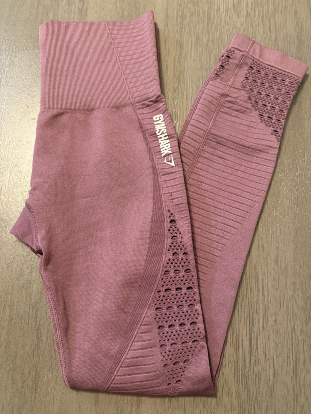 Gymshar Seamless Energy Leggings. Full length, Small / Plum